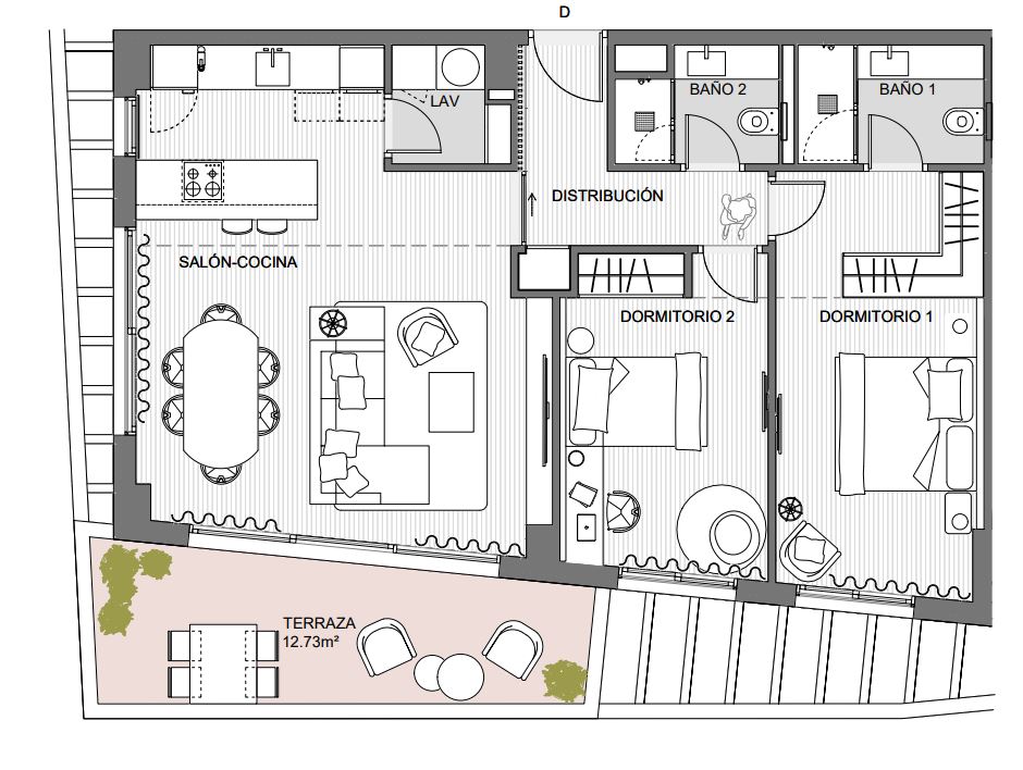 HABITATGES DE LUXE DE 2 DORMITORIS A ESTRENAR AMB VISTES AL MAR ÚLTIMES 6 UNITATS! Des de 965.000 €