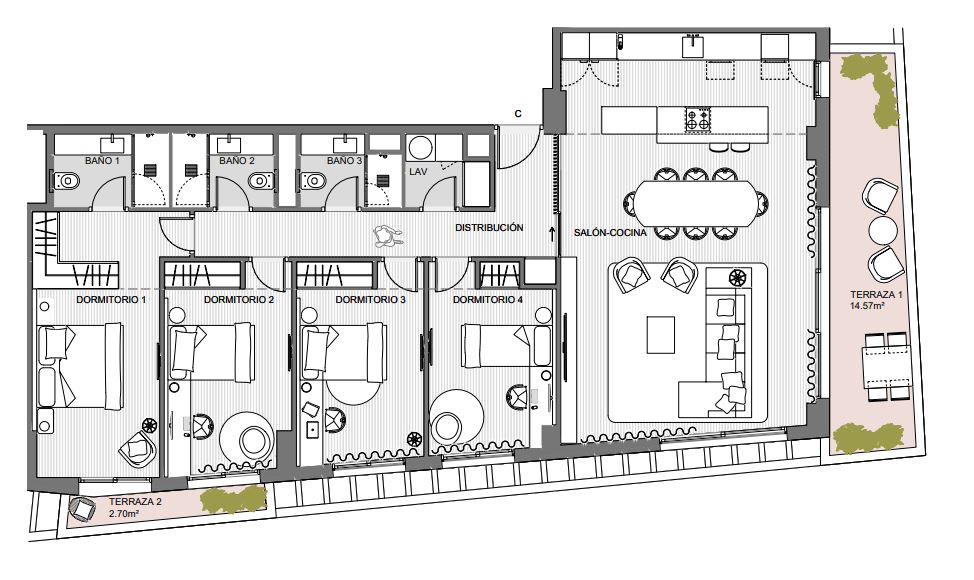 HABITATGES DE LUXE DE 4 DORMITORIS A ESTRENAR AMB VISTES AL MAR ÚLTIMES 4 UNITATS! Des de 1.575.000 €