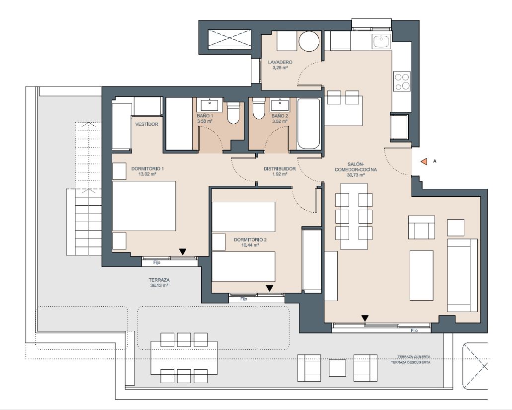 APPARTEMENTEN MET 2 SLAAPKAMERS IN RINCÓN MET UITZICHT OP ZEE