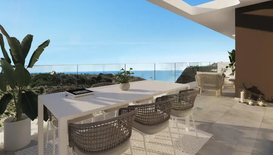 APPARTEMENTS DE 2 CHAMBRES À RINCÓN AVEC VUE SUR LA MER