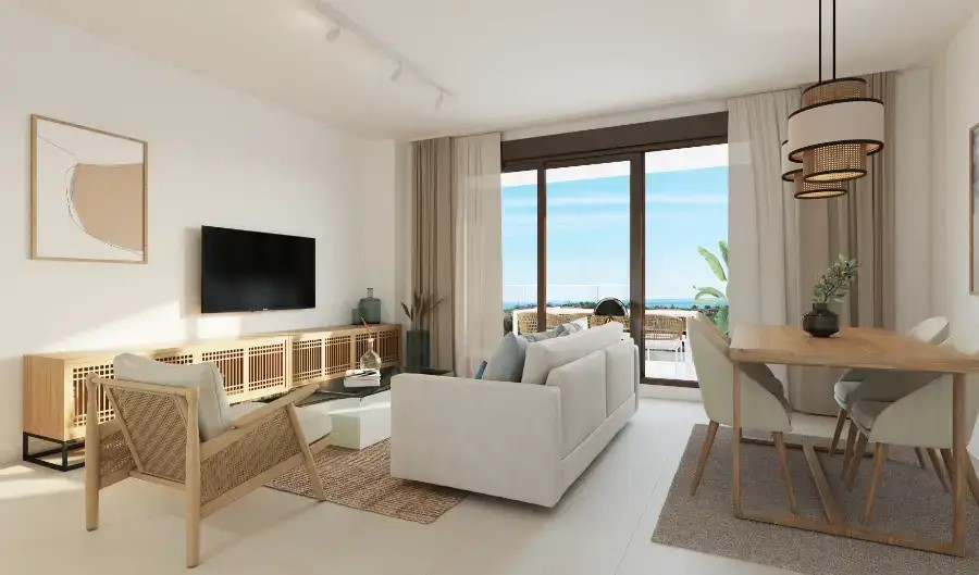 APPARTEMENTS DE 2 CHAMBRES À RINCÓN AVEC VUE SUR LA MER